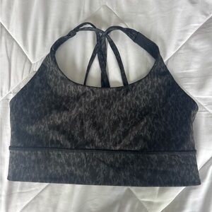 Lululemon camo energy longline bra
